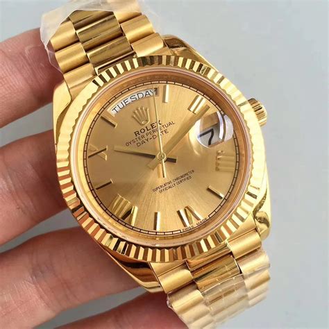 gold presidential rolex replica|rolex watch clones.